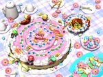 Peach's Birthday Cake