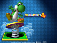 Yoshi in Mario Party 4.