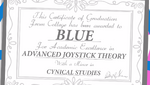 Blue's diploma