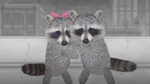 Raccoon and Mama-san reunite