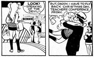 Bonnie Braids at Christmas, 1969