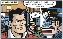 Joe Sampson, drawn by Joe Staton