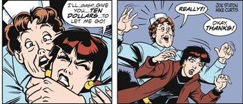 Lizz struggles with Mina