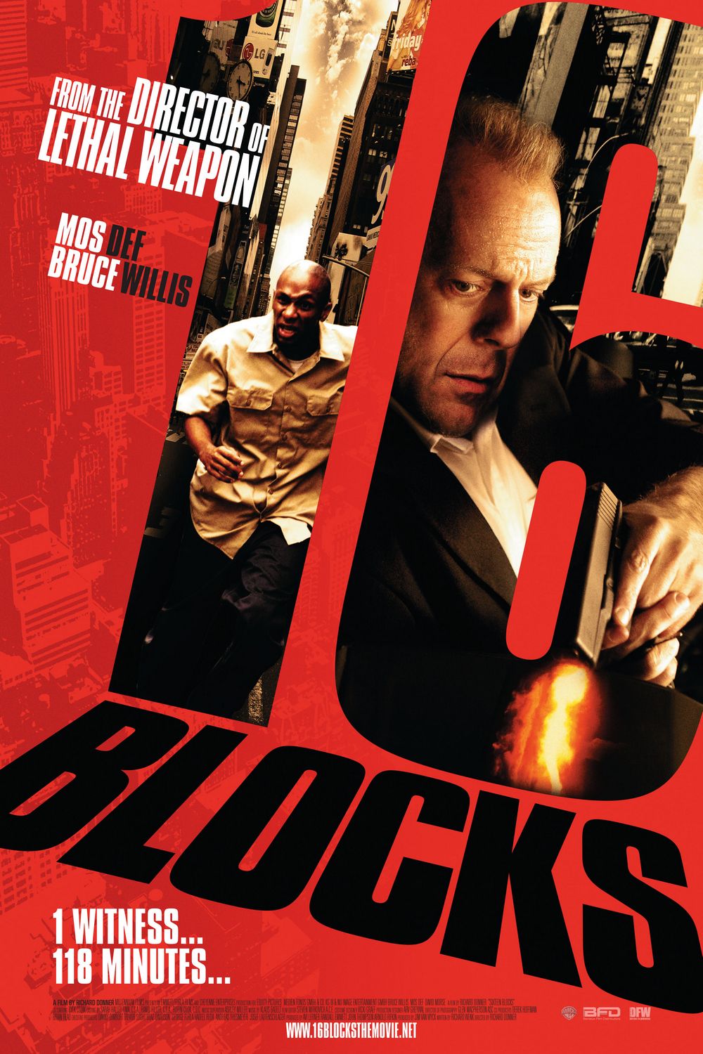  16 Blocks (Widescreen) : Bruce Willis: Movies & TV