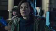 DHS- Kate Abbott (Milla Jovovich) in Survivor (2015)