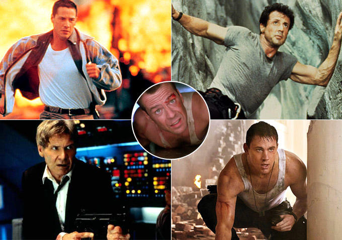 The Matrix 1 & 2, Shoot 'Em Up, Red, 12 Rounds, Die Hard, Hitman