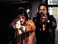 Sylvester Stallone and Billy Dee Williams in 1981's Nighthawks