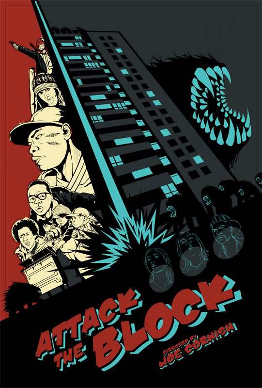 posters Attack The Block Movie 61cm x 91cm 24inx36in : : Home &  Kitchen
