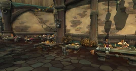 Imbisshalle des Handelswindmarkts