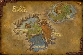 Khaz Algar Karte