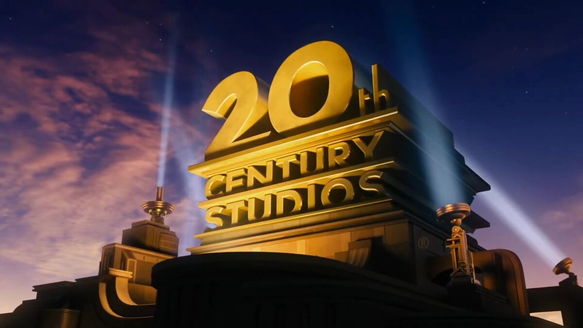 HOLLYWOOD STUDIO with 20TH CENTURY FOX logo 1983 ad on top of art