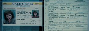 Holly driver's license and divorce certificate