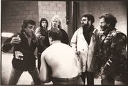 Keii Johnston doubles as John McClane (Bruce Willis) in the brawl with Karl in Die Hard.