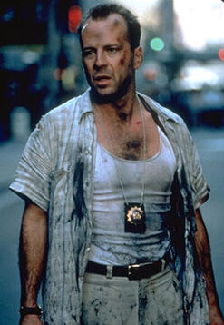 Die Hard with a Vengeance - McClane in wall street