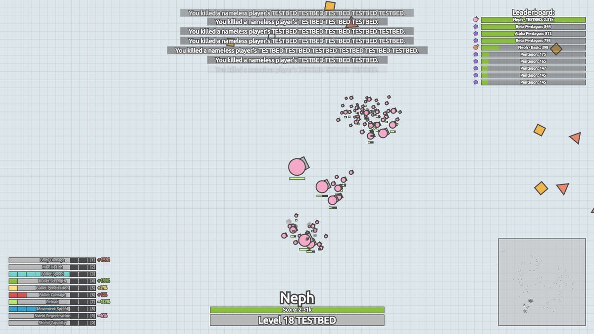 ARRAS.IO SHOW COOL TANK IN TESBED EVENT - WOOMY ARRAS - SERVER