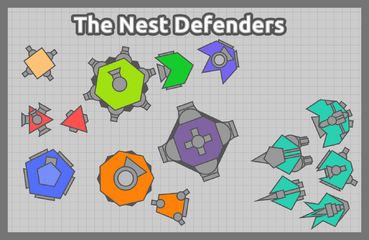 Diep.io – Multiboxing 6 Tanks – Triplet / Necromamcer (pretty Cool Idea)