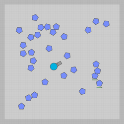 DIEP.IO MOSTRANDO TODAS AS CLASES MODO SANDBOX. 