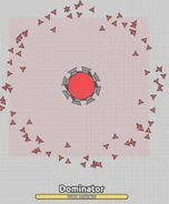 A Trapper Dominator in-game.