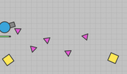 The pink triangle swarm