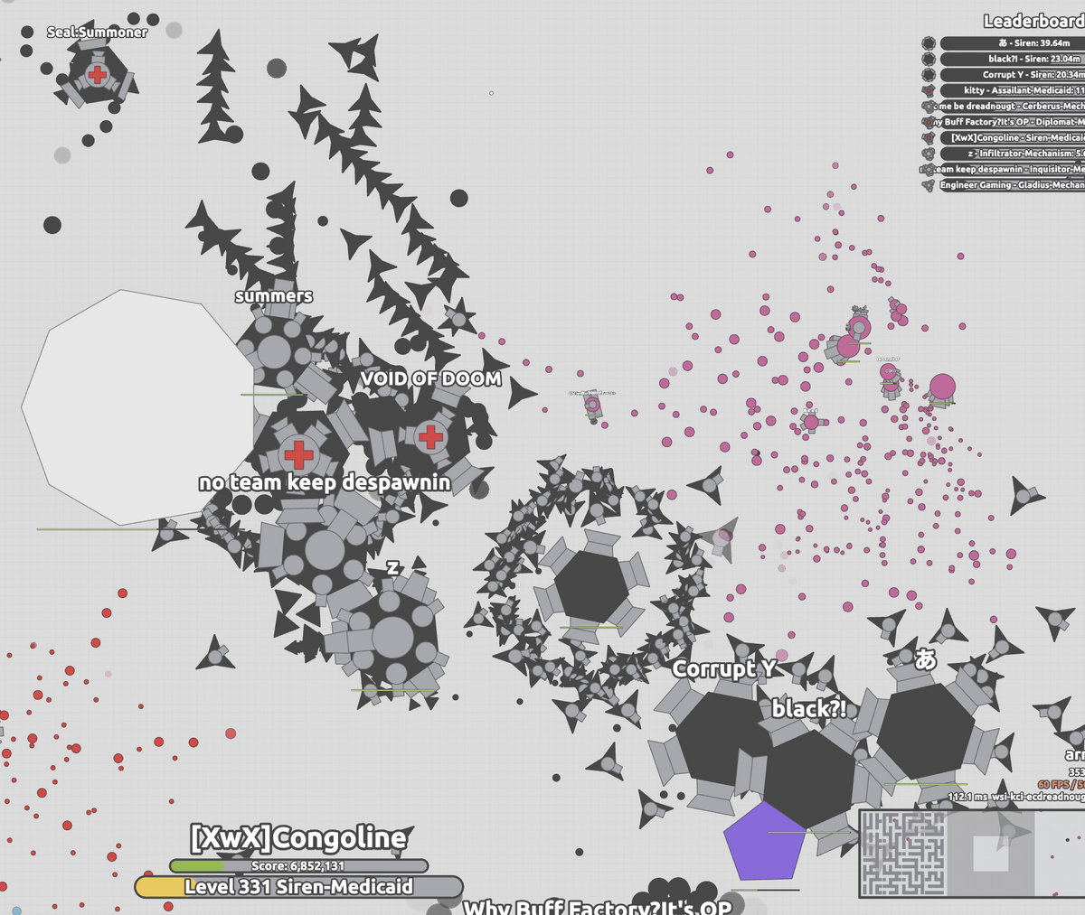 Arras.io old dreadnought Appearser-Diplomat 7,7m. Dodecahedron spotted  #arrasio 