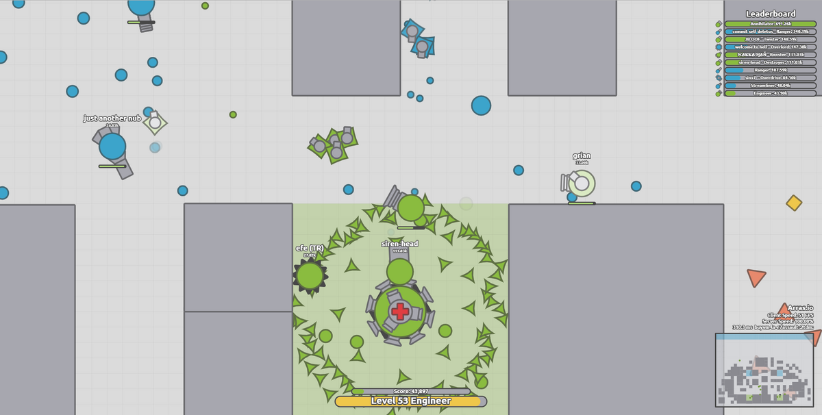 Arras.io Assault High Score! : r/Diep2io