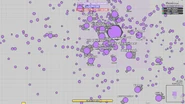 Equipo morado dominando en Tag Mode.