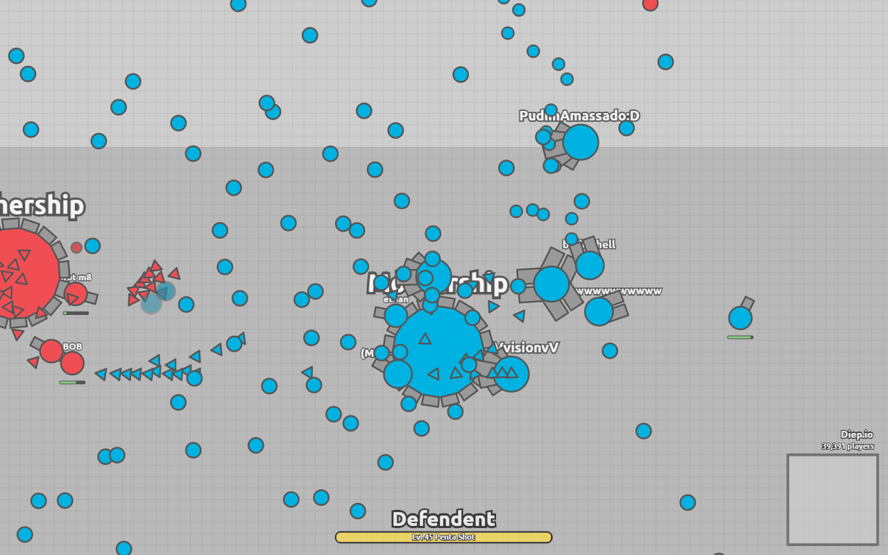 A day of a life in Diep.io 2#: How to 'Mothership' by x-GamerKole