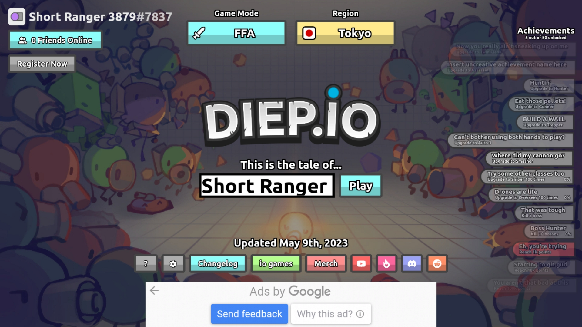 DIEP.IO free online game on