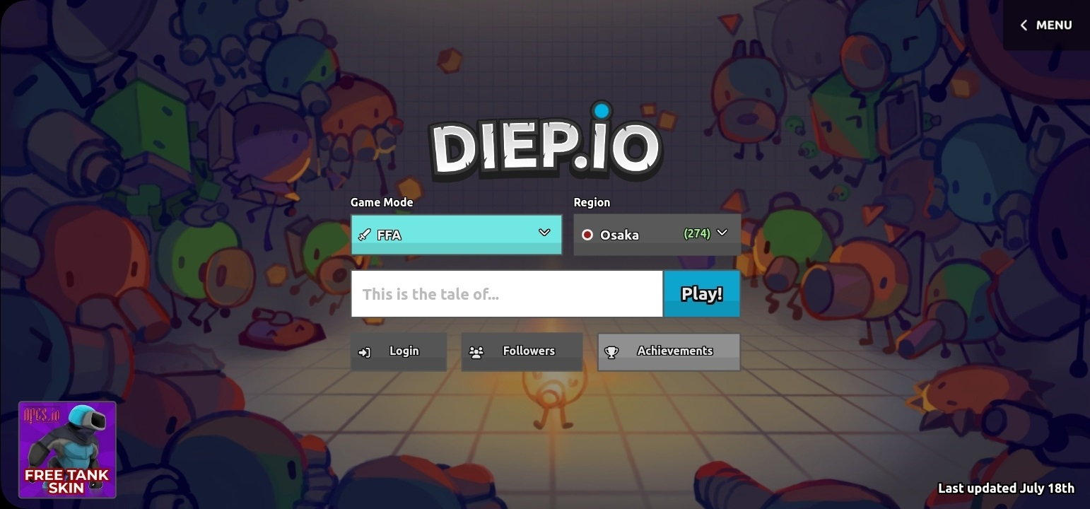 Diep on mobile is working :) : r/Diepio