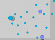 A Penta Shot shooting some Pentagons.