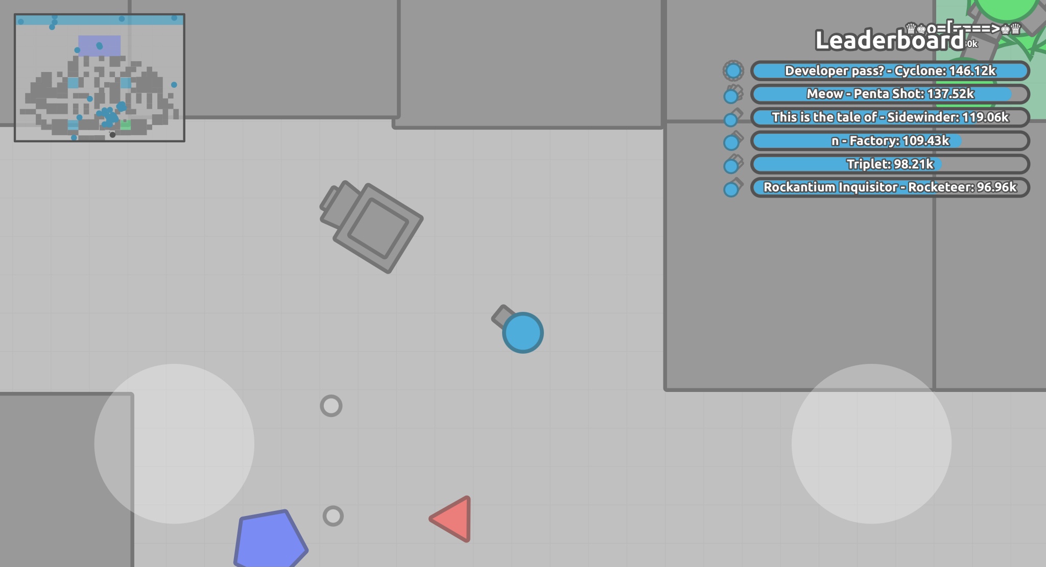 ARRAS.IO WIN DOMINATION MODE WITH TWIN & TEAM - 2 TEAMS MAZE DOMINATION 