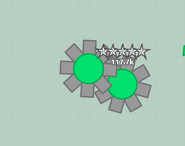 Two Octotanks in 4TDM's Green Team, standing by each other whilst inside the base.