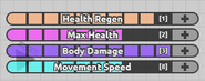 An example of the Smasher stats, notice how much it can upgrade a stat compared to the normal ones.