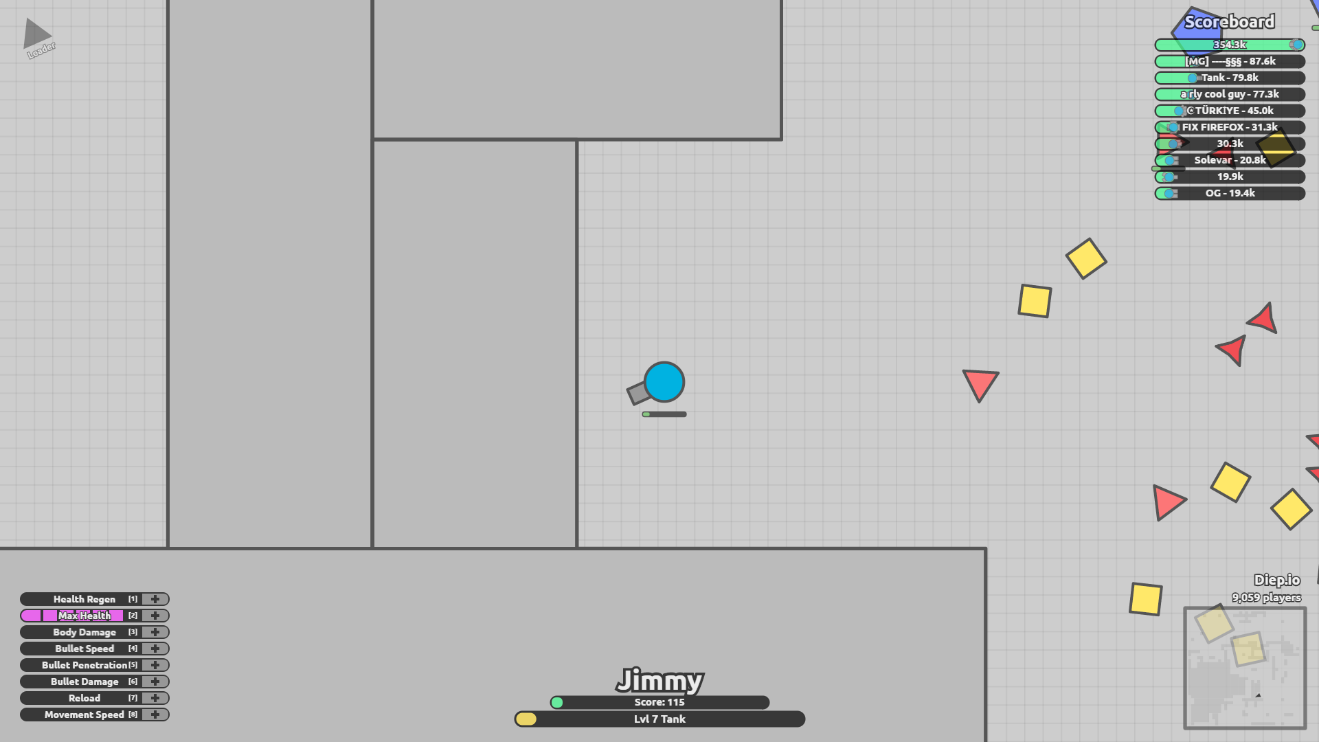 DIEP.IO Game play - Let's Play Diep.io! 