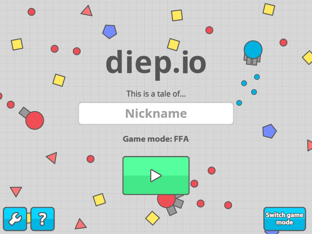 Diep.io em Jogos na Internet