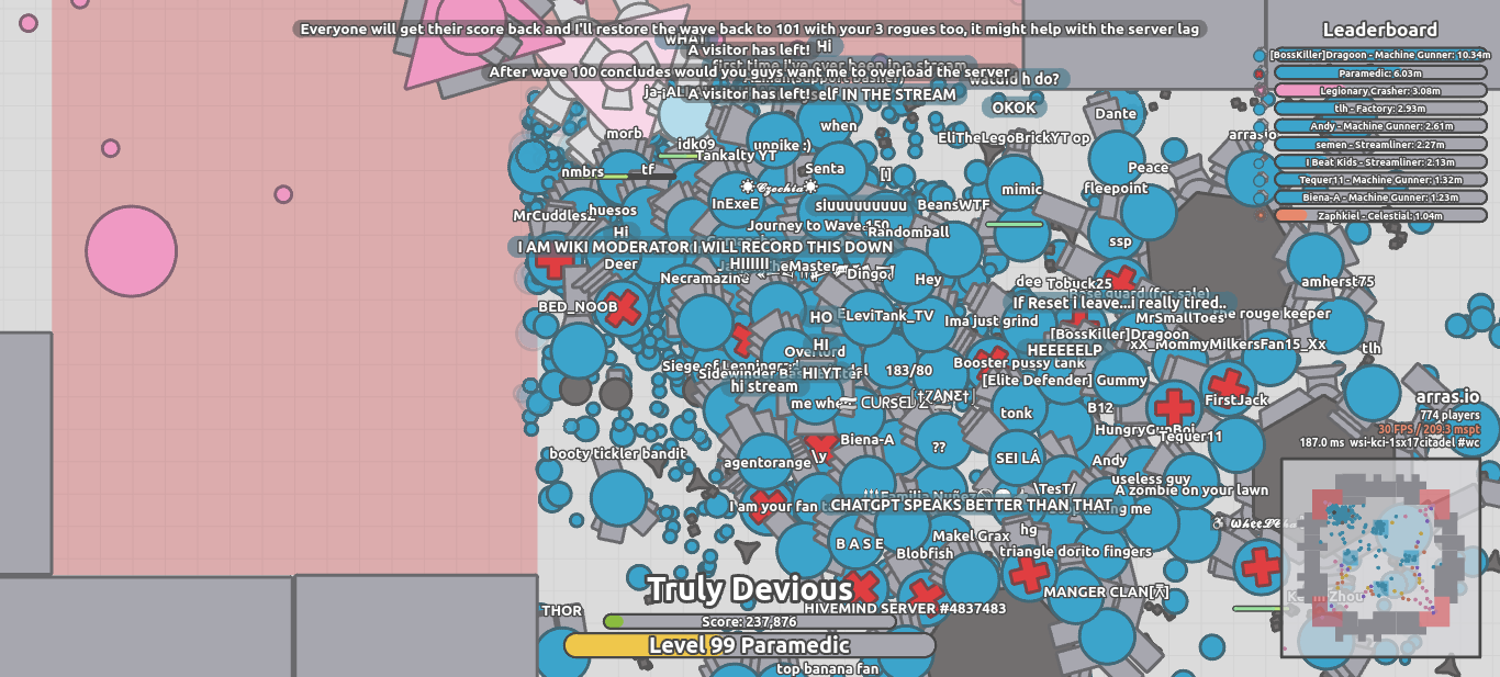 Arras.io new record ? : r/Diep2io