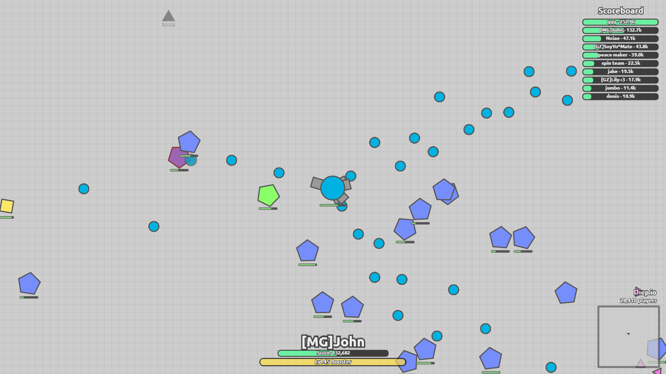 my best game of my life in diep.io