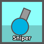 Second Sniper icon, in blue