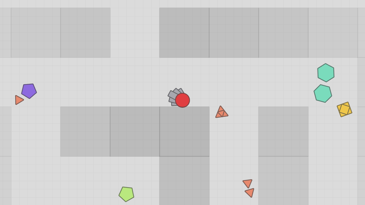 almost all of diep.io (not have green and purple team) : r/Diepio