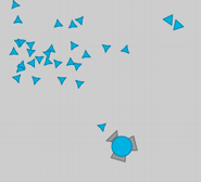 Overtrapper with its Drones (Top Right) and Traps (Top Left).