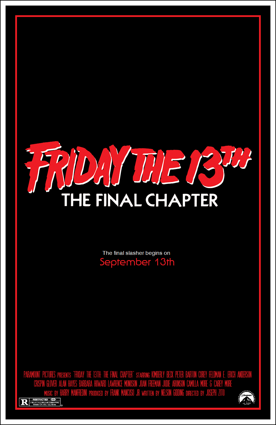 Friday the 13th: The Final Chapter (Film) - TV Tropes