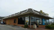 What a typical McDonald's restaurant looks like today.