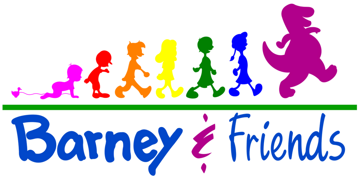 Whats friend. Barney and friends. Барни лого. Друзья лого. Barney & friends logo 2002.