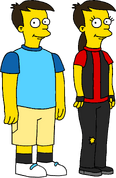 Tim and Chloe on Simpsons
