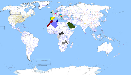 World political shenanigans map