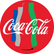 Coca-Cola "bottles" logo from 2017 to 2021