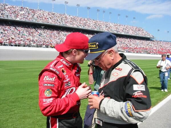 In this photo taken March 30, 2001 veteran NASCAR driver Dave Marcis is  shown in his Arden, N.C. race shop. Only 39 cars showed up for the second  race of the Sprint Cup season, the lowest number of entries in more than  two decades. While the reduced