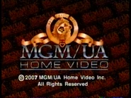 MGM/UA Home Video 2007 copyright screen