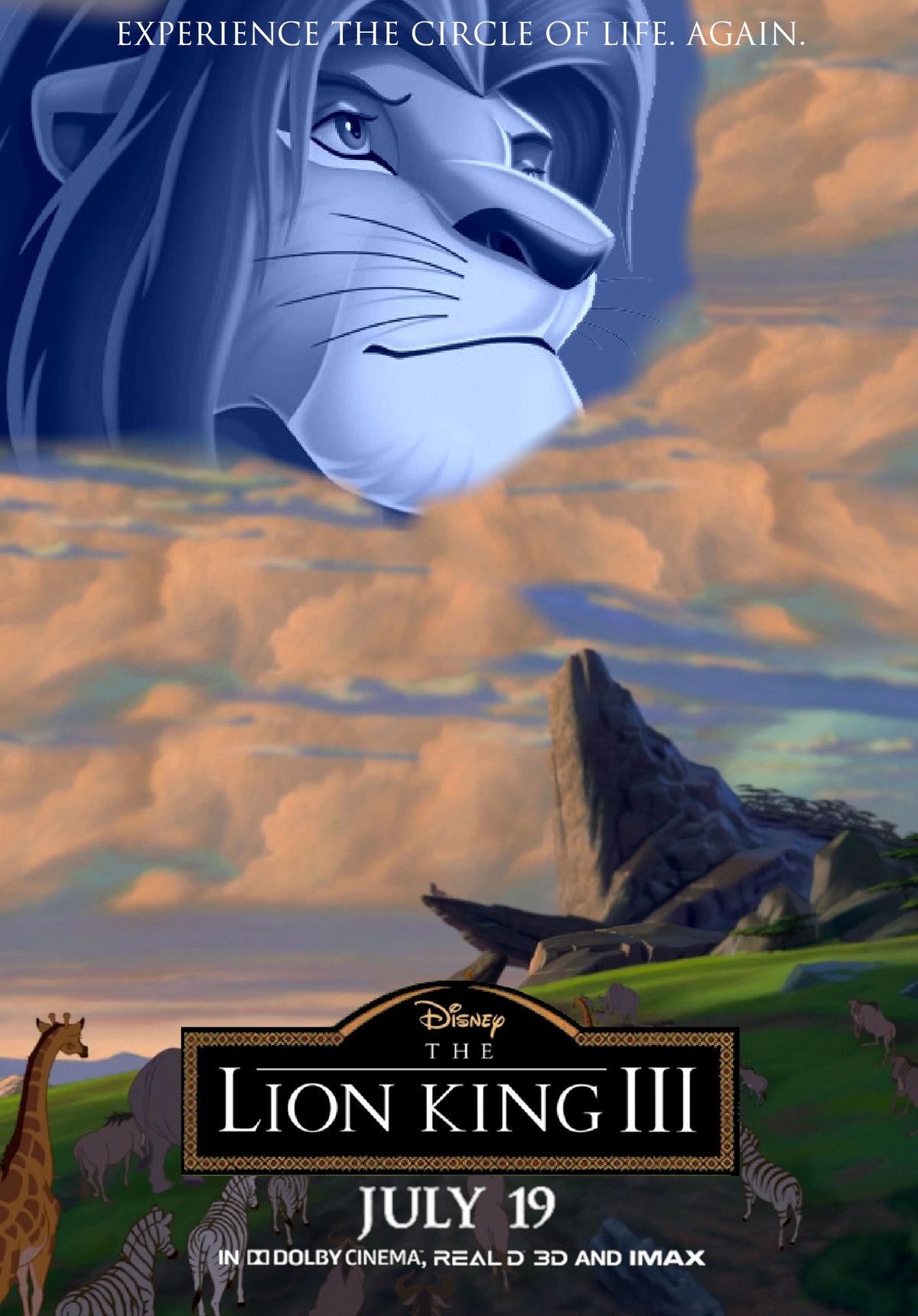 the lion king 3 movie poster
