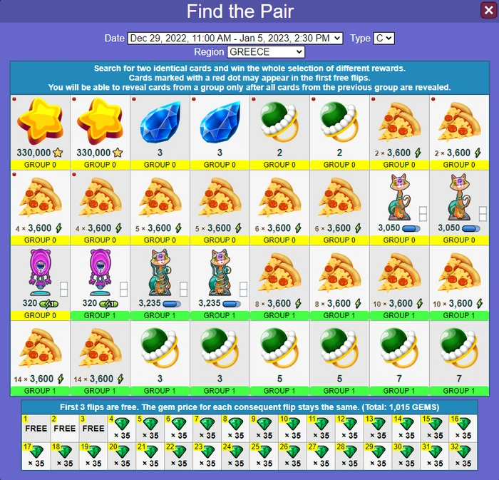 GR C find the pair2